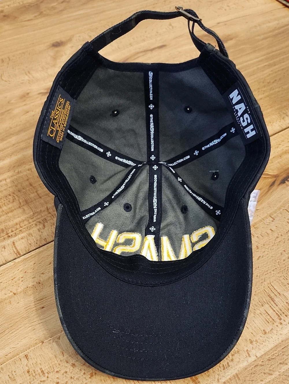 The NASH Collection SMASH Camo Ballcap Nashville TN Strapback Adjustable New NWT